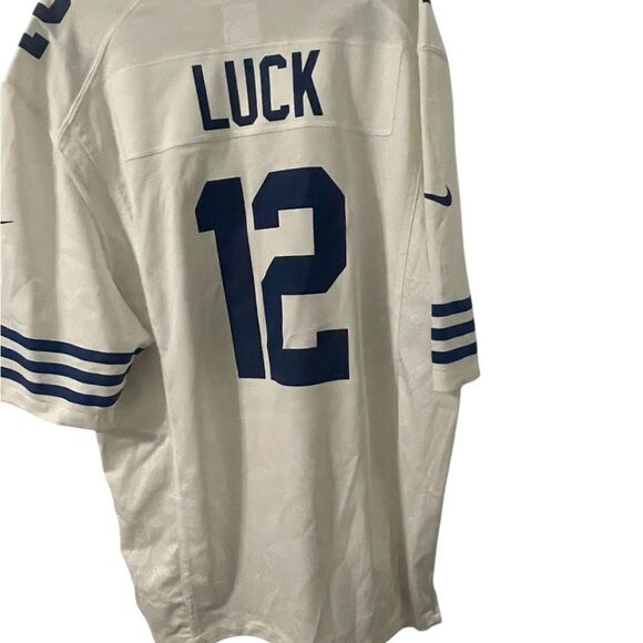 Indianapolis Colts NFL - Nike OnField Andrew Luck Football Jersey Mens Sz Large - Picture 8 of 16